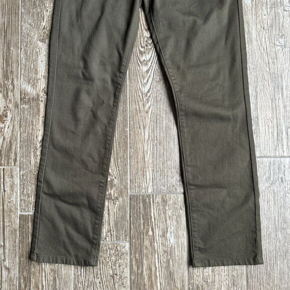 Levis Signature Jeans Straight Leg Womens 10M Army Green Cowboy Western Ranch - Picture 3 of 10